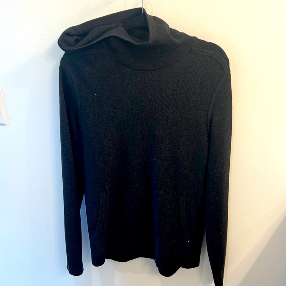 Lululemon Black Hoodie Turtleneck Sweater Size Small
